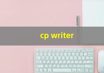 cp writer